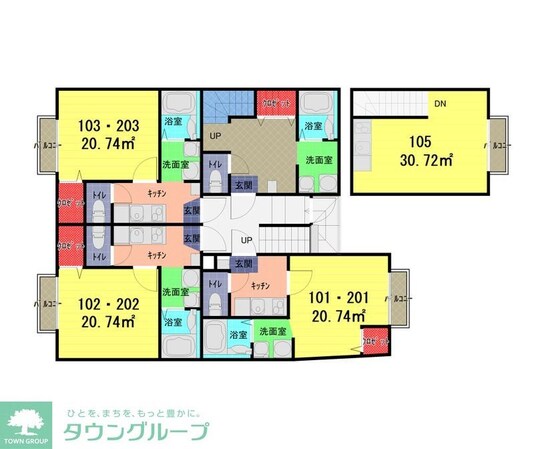 アズリア岩槻の物件間取画像